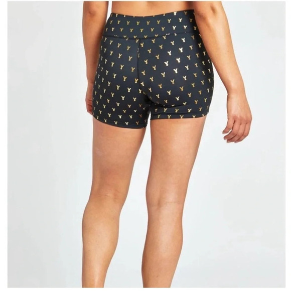 Oiselle Gold Mettle short shorts, with metallic medal pattern size medium - Picture 7 of 9